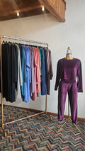 Conjunto Velvet Borgoña
