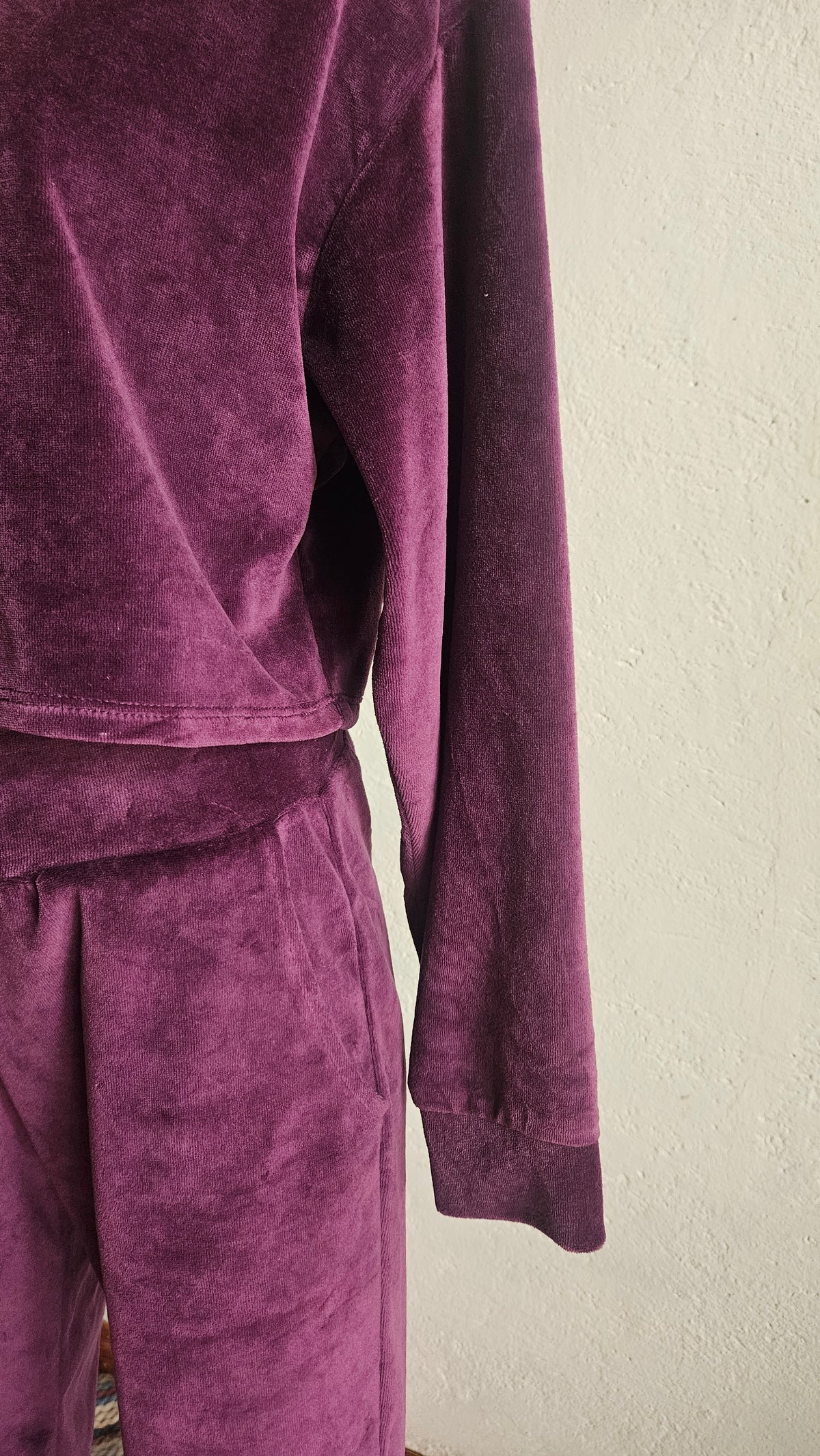 Conjunto Velvet Borgoña