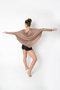 Blusa poncho pico al centro ML